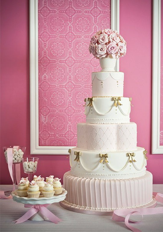 wedding cake shabby chic 12