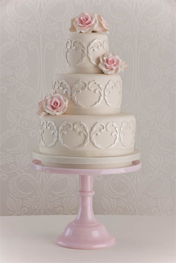 wedding cake shabby chic 14