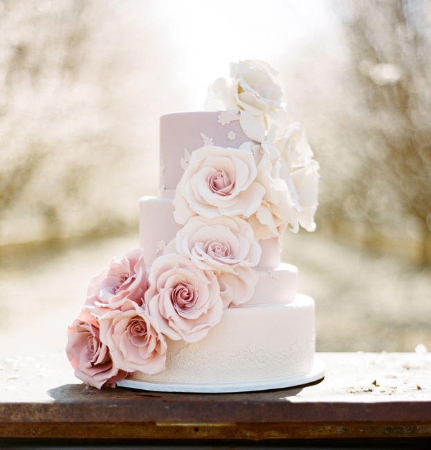 wedding cake shabby chic 15