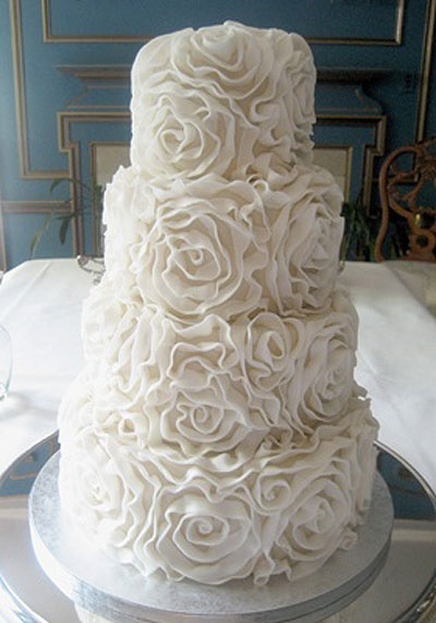 wedding cake shabby chic 17