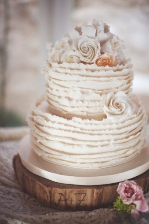 wedding cake shabby chic 18