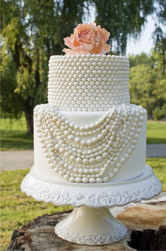 wedding cake shabby chic 19