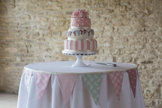 wedding cake shabby chic 6