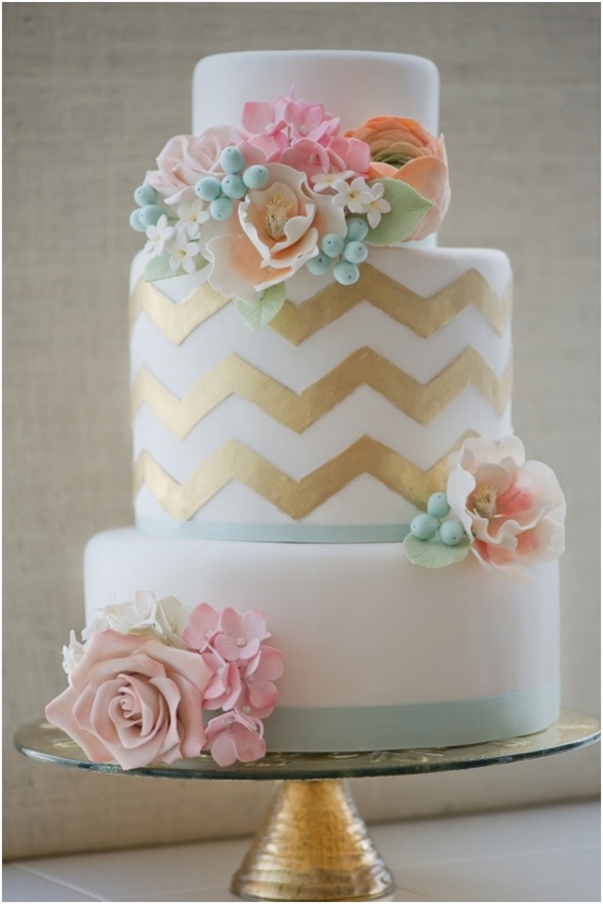 wedding cake shabby chic 7