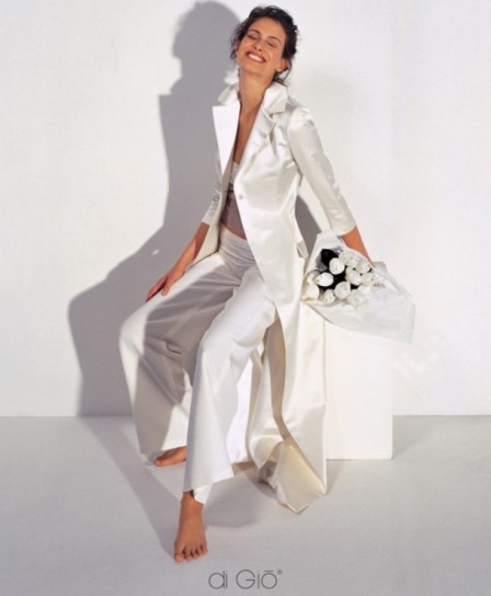 ABITO DA SPOSA PANTALONE