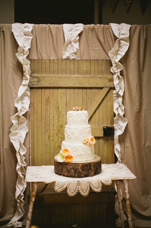 wedding cake shabby chic 23