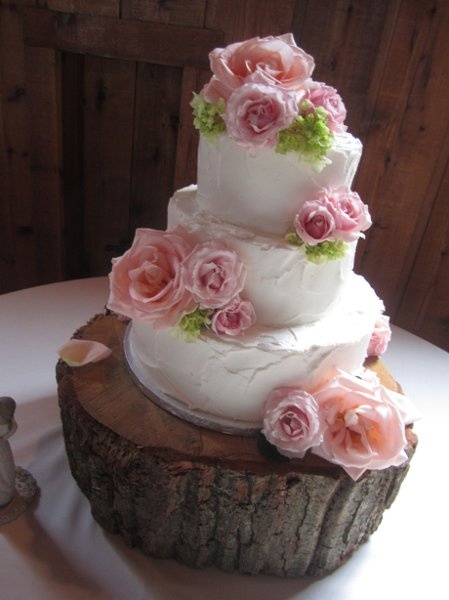 wedding cake shabby chic 24