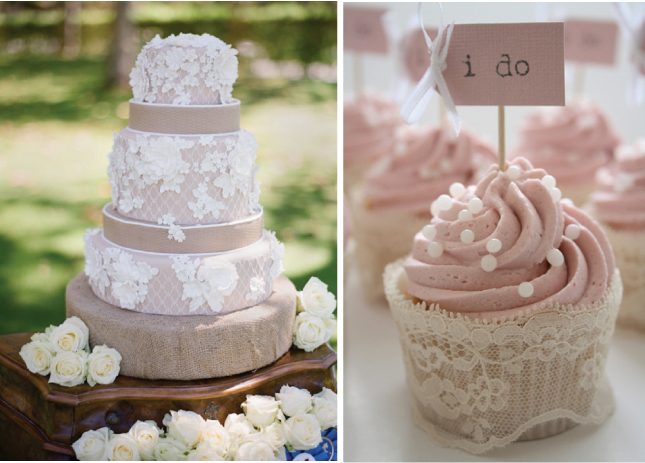 wedding cake shabby chic 26