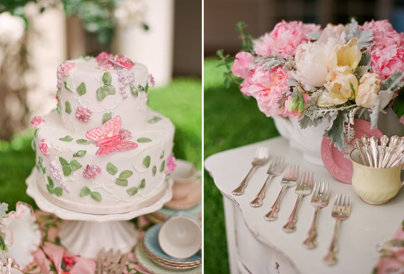 wedding cake shabby chic 28