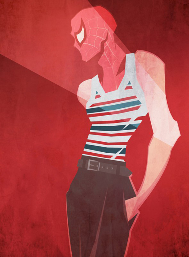 spidermen in dolce e gabbana
