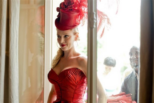 uma thurman calendario  campari 2014