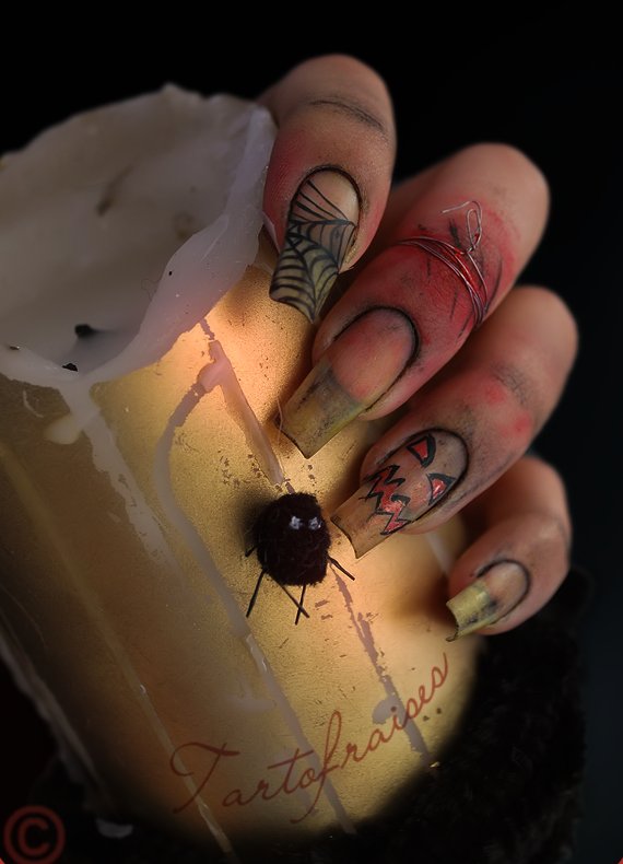 halloween nails 3
