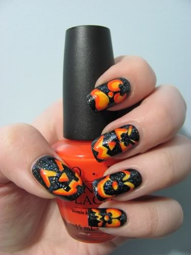 halloween nails 5
