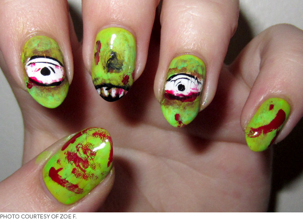 nail art halloween
