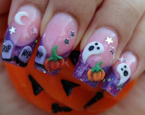 nails halloween