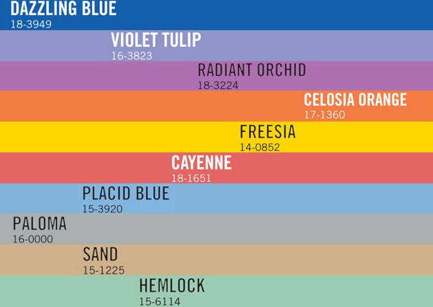 pantone colori primavera 2014