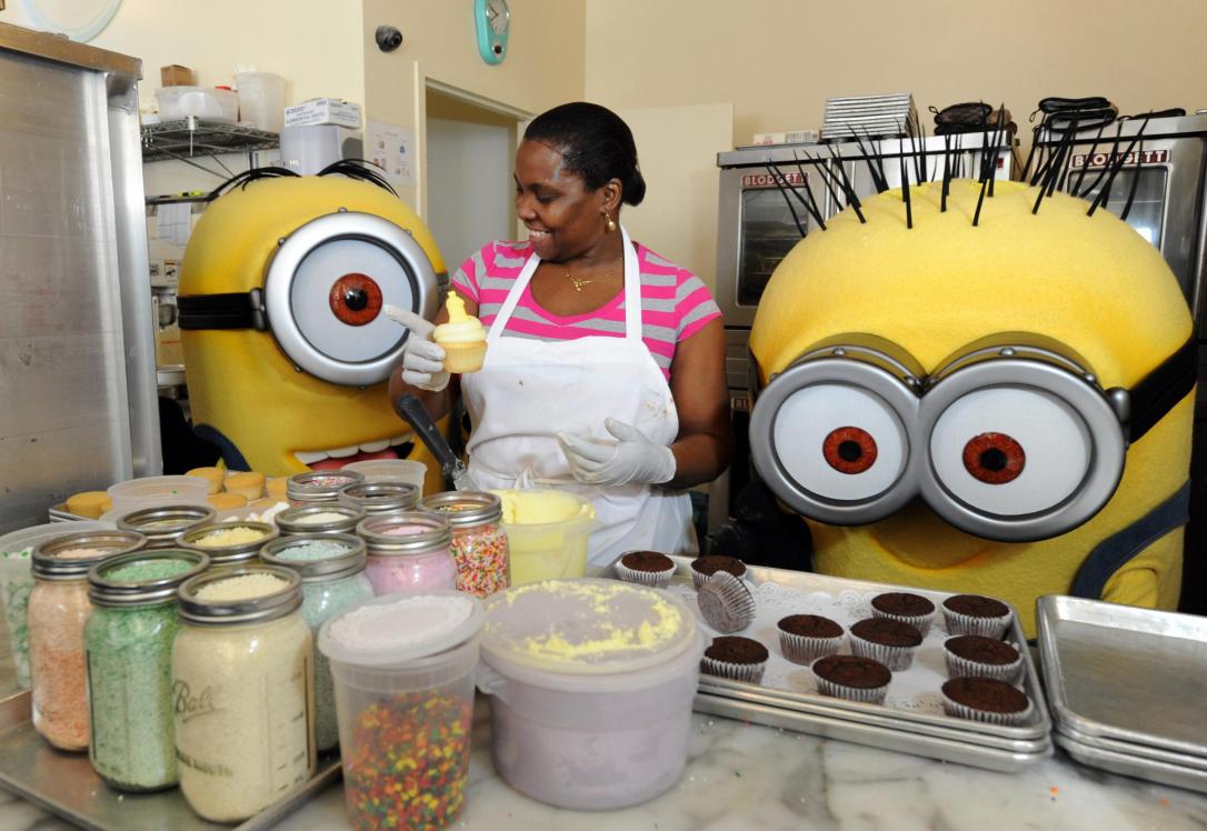 I Minions in giro per Manhattan si preparano a sfilare nella Macy's Thanksgiving Day Parade