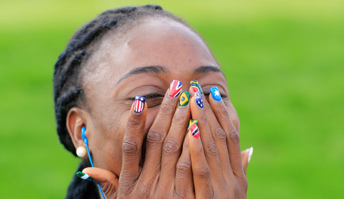 nail art bandiere
