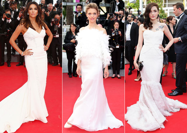 abiti bianche look red carpet