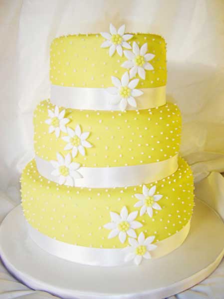 wedding yellow cake