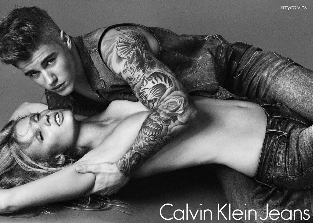 calvin klein justi biener campgna 2015