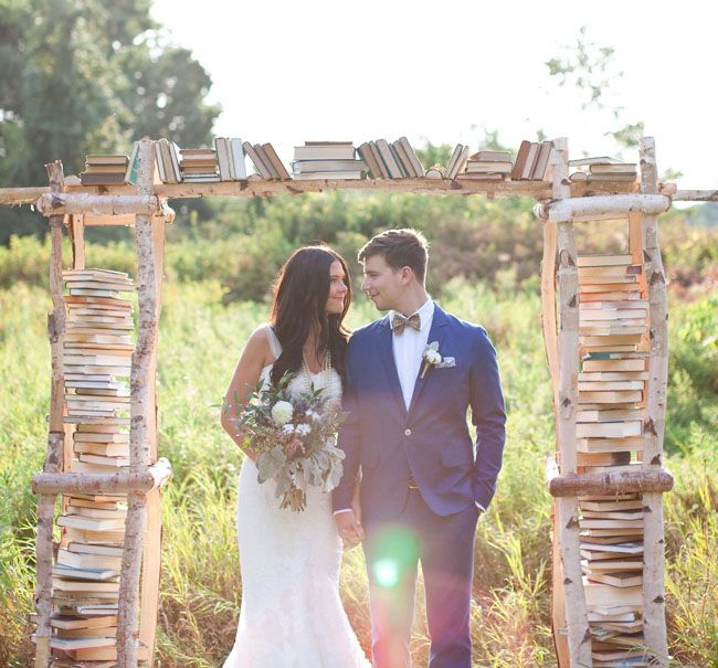 altare di libri matrimonio