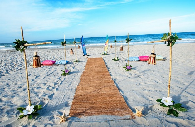 altare matrimonio californiano