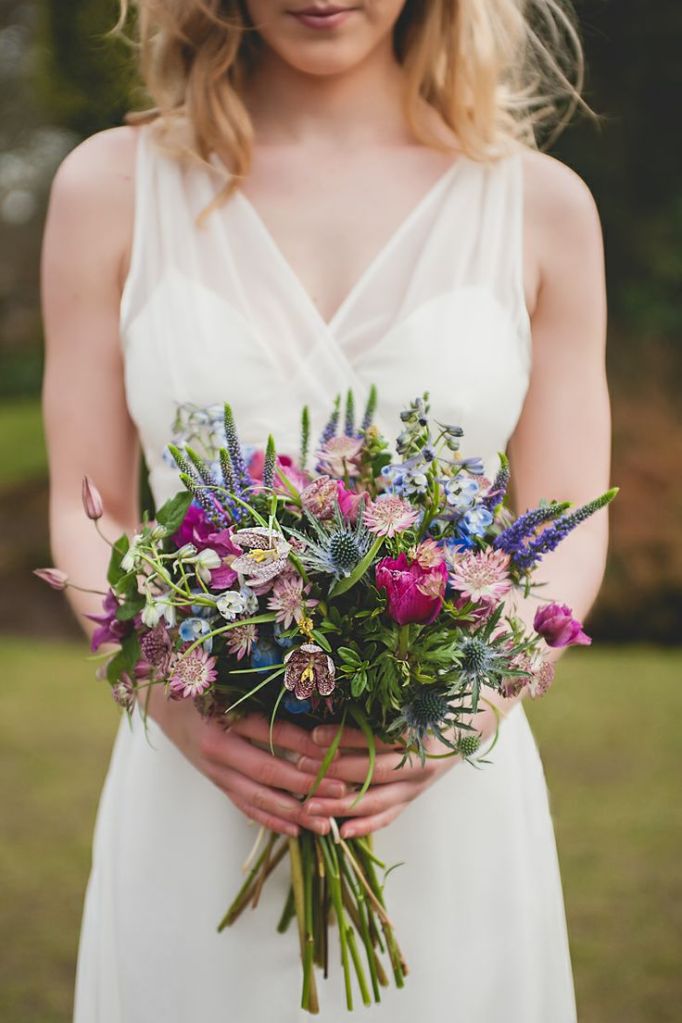 bouquet con lavanda