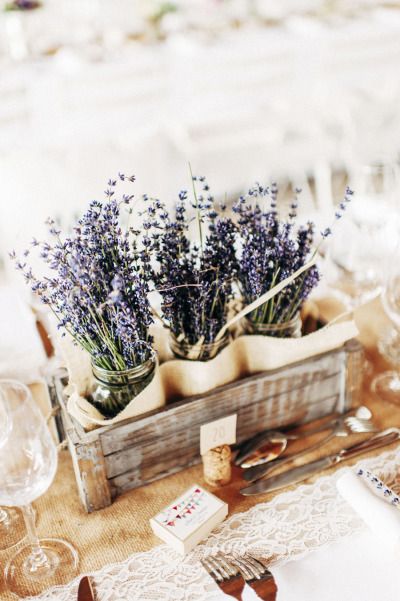 decorazione matrimonio lavanda 4