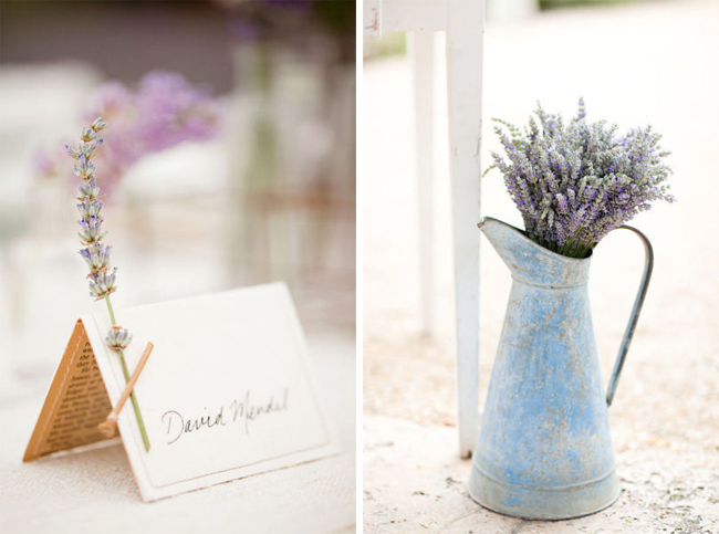 segna posto lavanda
