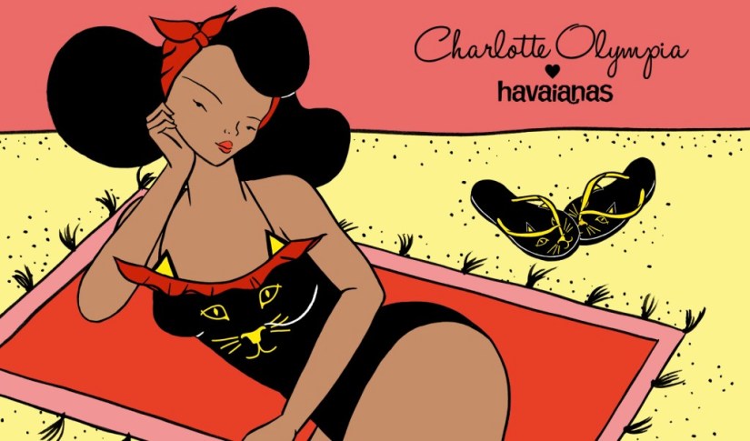 charlotte-olympia collaborzione havaianas