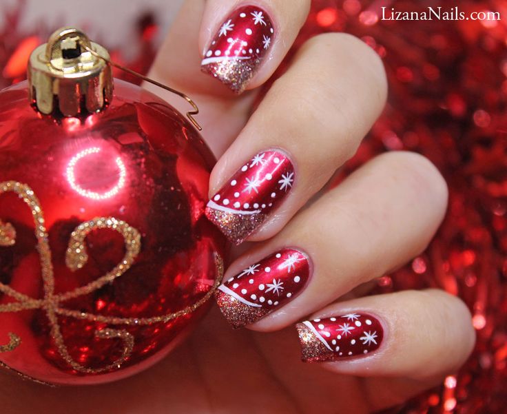christmas-red-nail