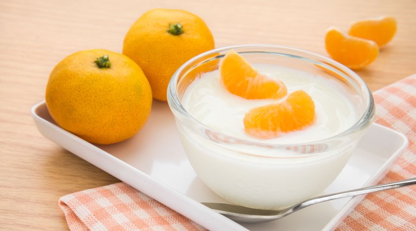 maschera arancia-yogurt